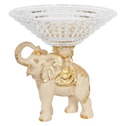 Фруктовница-конфетница Слон Айрават Айвори