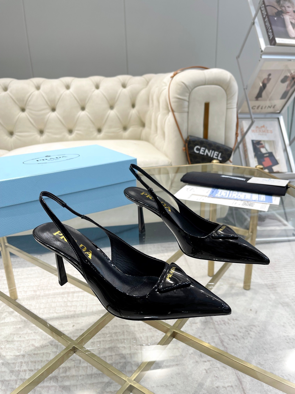 Prada Slingback Pumps