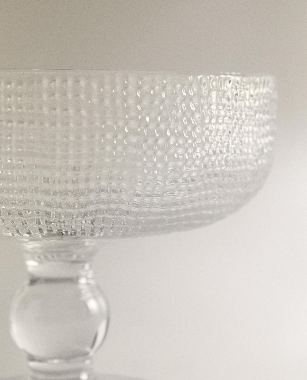 Zara Home бокал из стекла, цвет прозрачный, 12 см