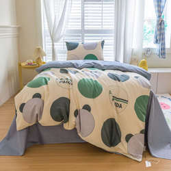 Комплект постельного белья на резинке Сатин Люкс KIDS 100% хлопок CDKR084, 1.5 спальный, простыня 160x200, наволочка 50x70