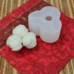 Молд силиконовый 3D "Бутон пиона" 3 шт №106