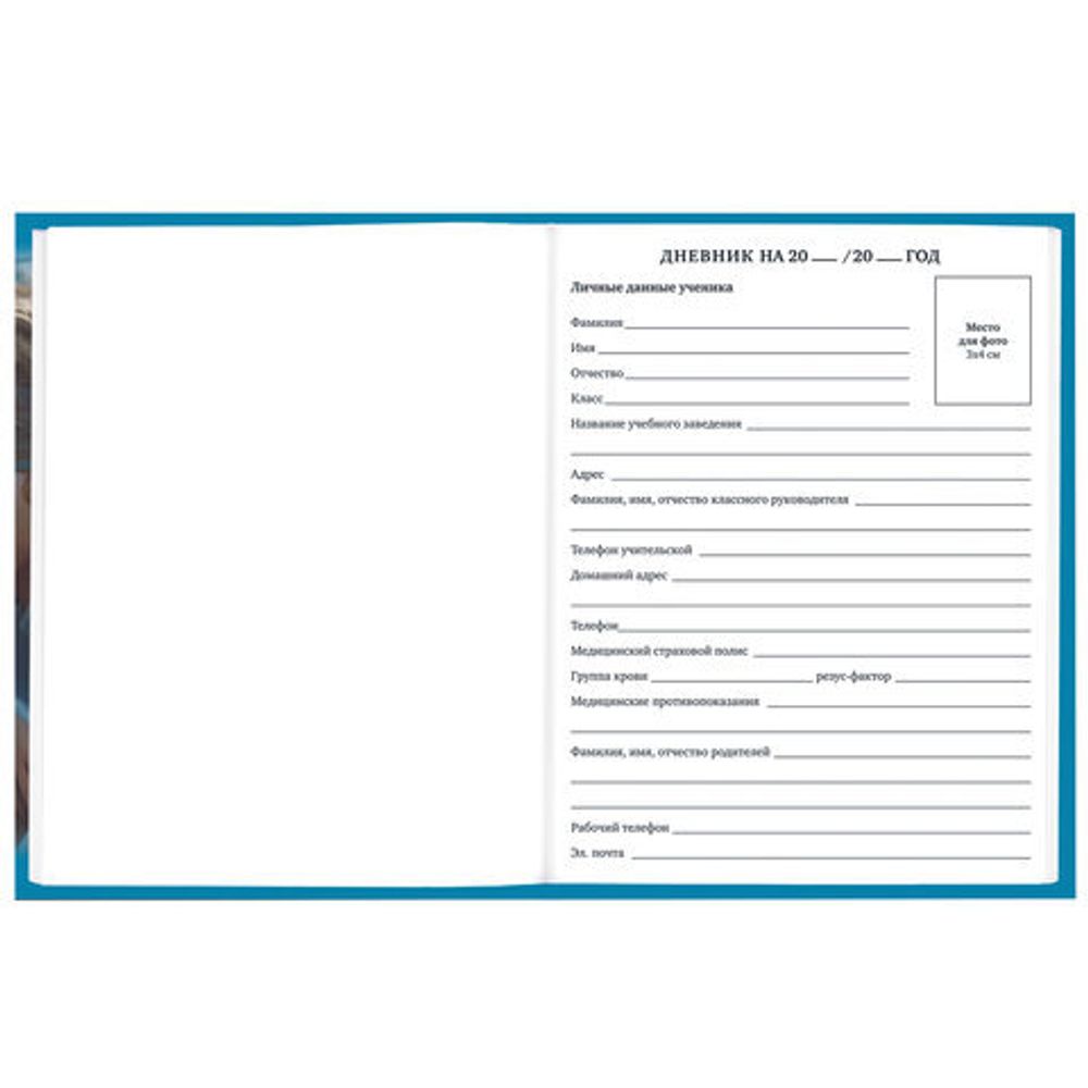 Дневник 1-11 класс 40 л., твердый, BRAUBERG, глянцевая ламинация, "Девушка с драконом", 107167