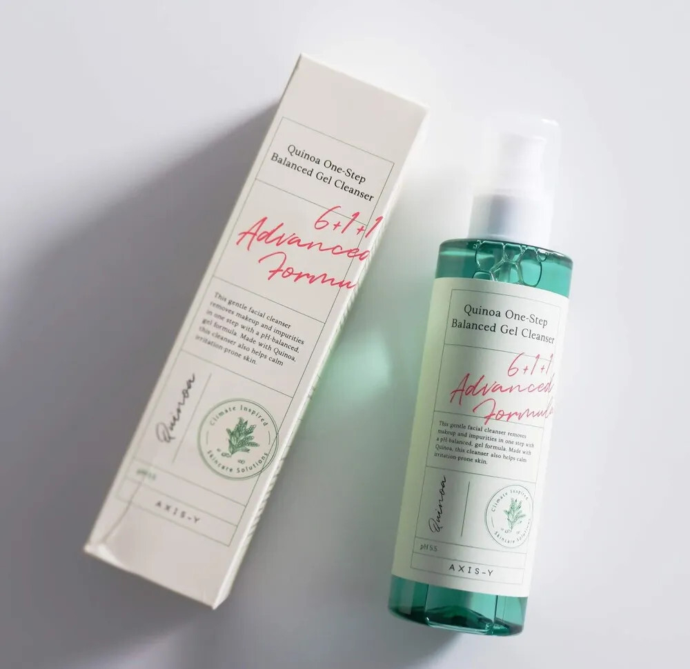 AXIS-Y Нежный гель для умывания Quinoa One-Step balanced Gel Cleanser 180мл