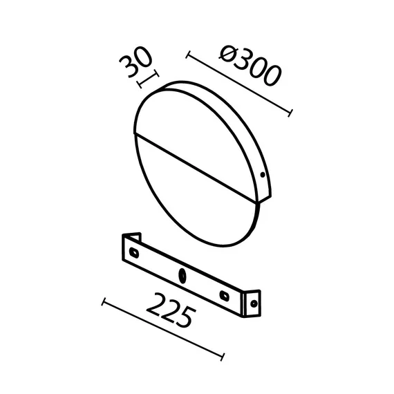 Настенный светильник (бра) Юпитер / Jupiter 3000К 6Вт Maytoni mod320wl-l6bs3k1