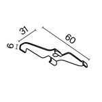 Комплектующие для накладной трековой системы Technical TRA034HS-21W