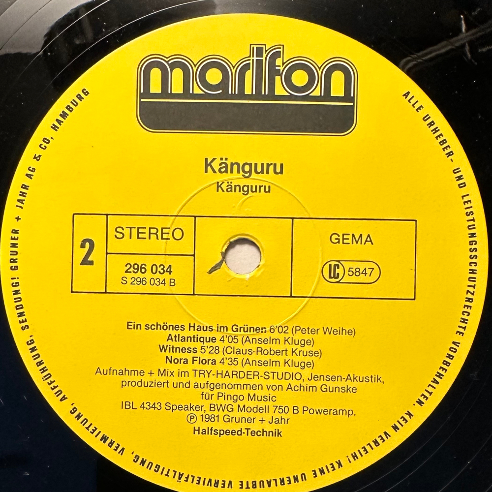 Kanguru - Kaguru (Германия 1982г.)