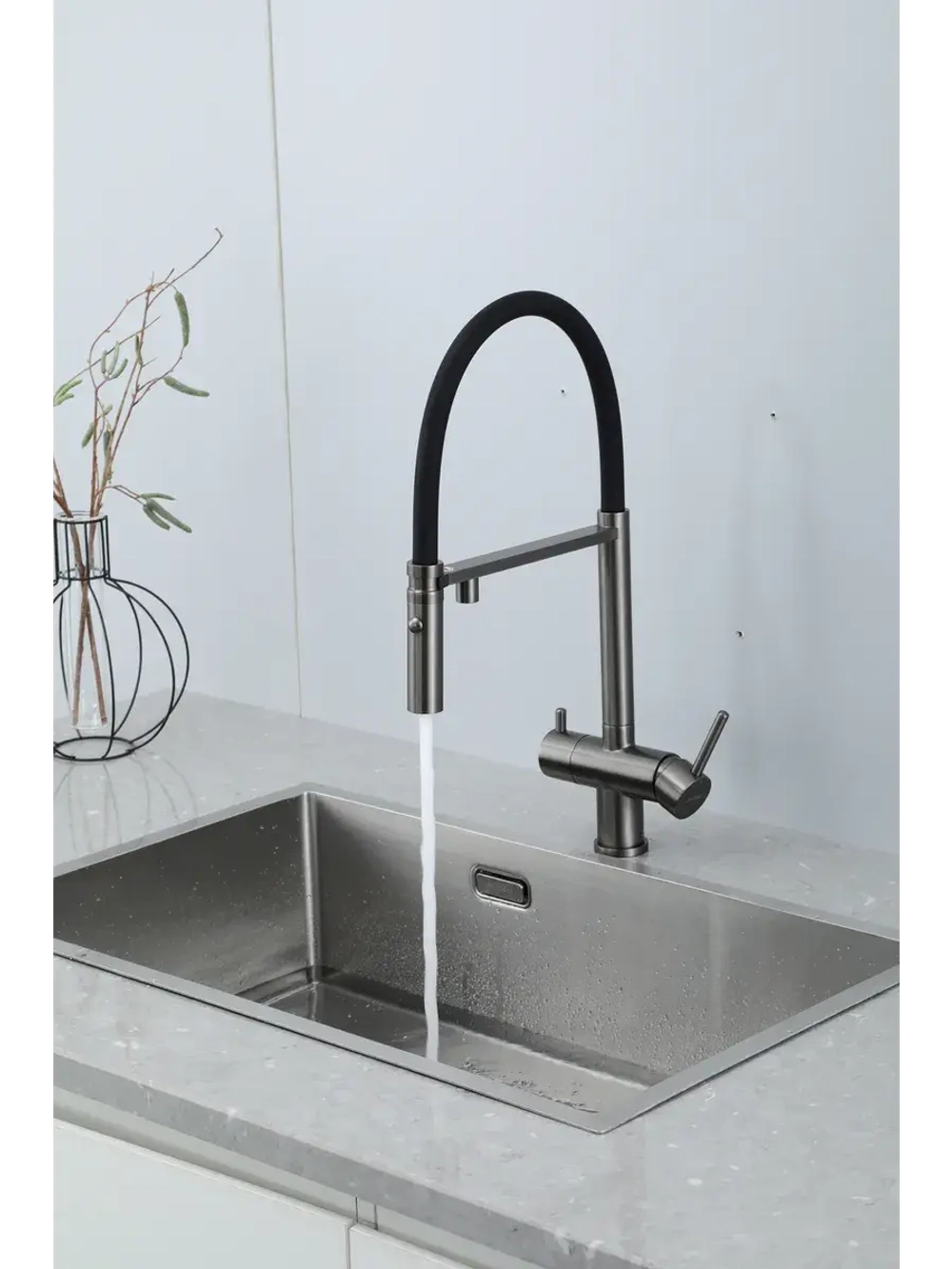 Смеситель для кухни с подключением к фильтру Gappo G4397-89
