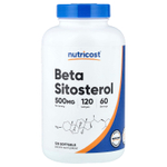 Nutricost, бета-ситостерол, 120 капсул (250 мг в 1 капсуле)