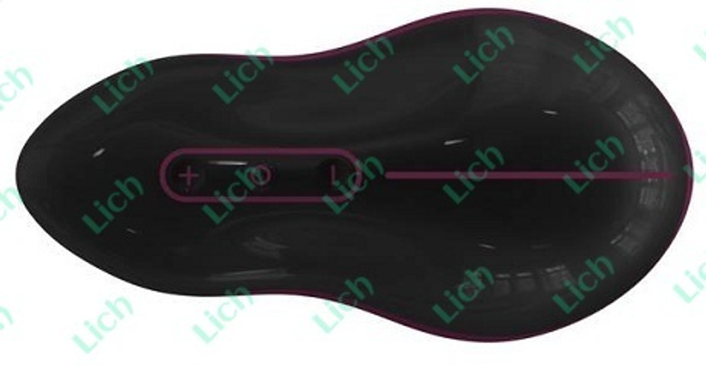 Черно-фиолетовый вибростимулятор Mouse