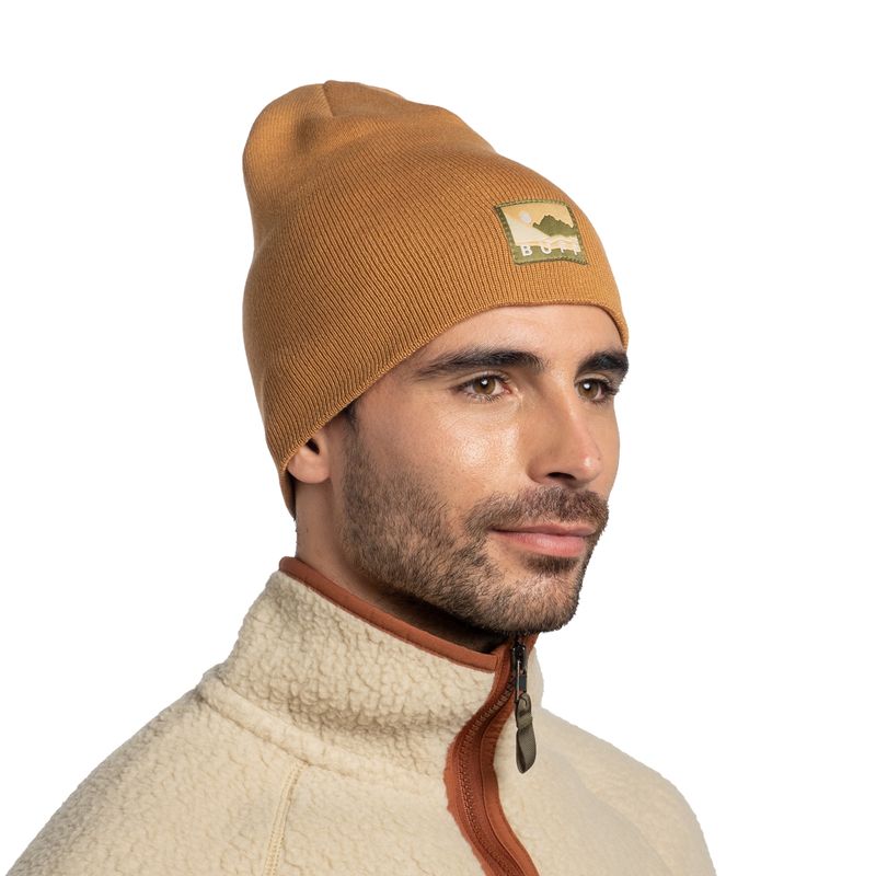 Шапка вязанная Buff Knitted Lilon Long Birch Peanut Фото 2