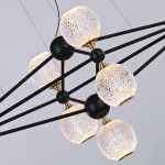 Подвесной светильник MD20022005-9B black/chrome