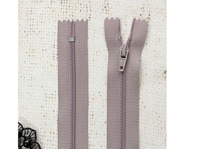 Молния брючная SBS автомат, L 20 см, Т3, н/р, пыльная сирень