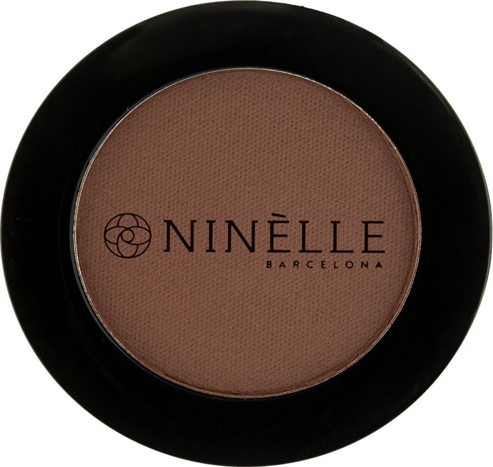 Ninelle Тени для век Secreto, матовые, одноцветные, тон №307, Темный коричневый