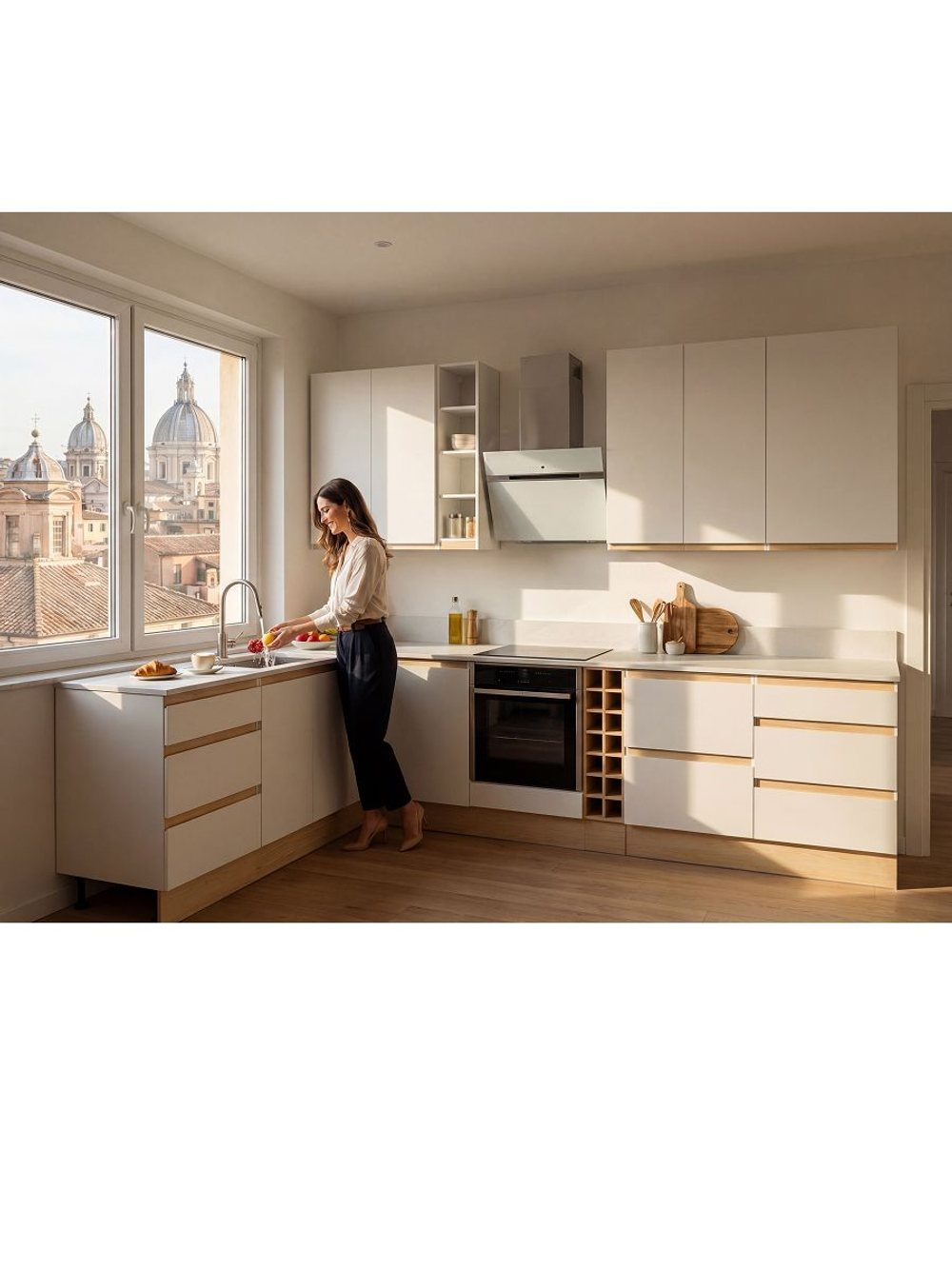 Кухонный модуль угловой 96х32х96, Виола, навесной, шкаф, ЛДСП, белый, Dipriz