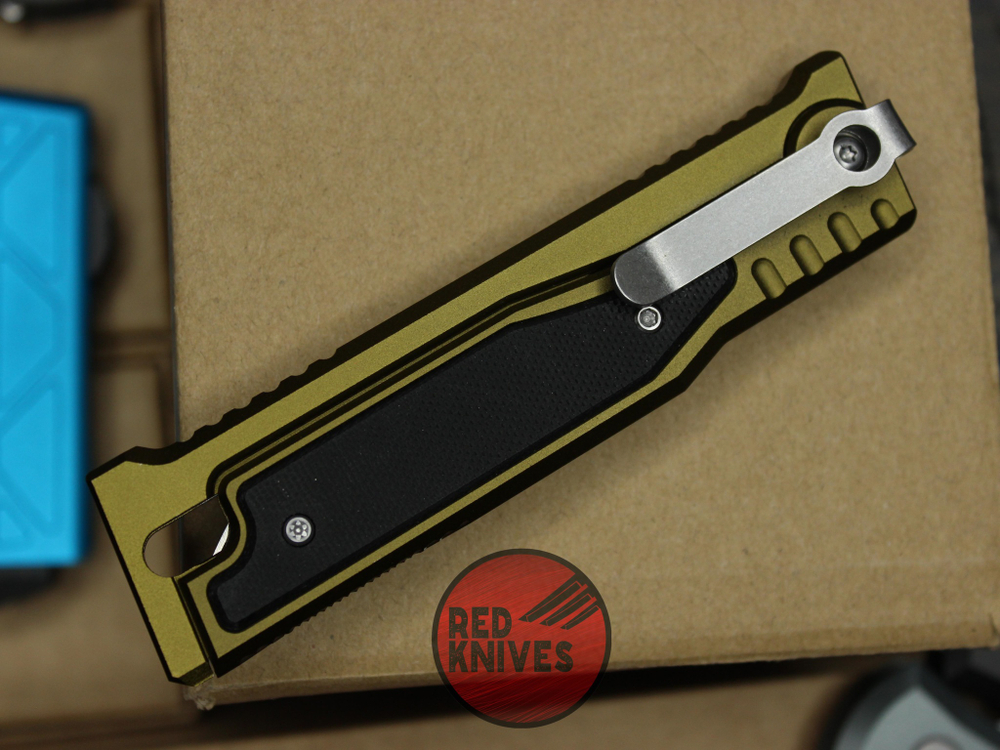 Нож Reate BRONZE Exo S/E V.2025 - бронзовое анодирование, черный клинок