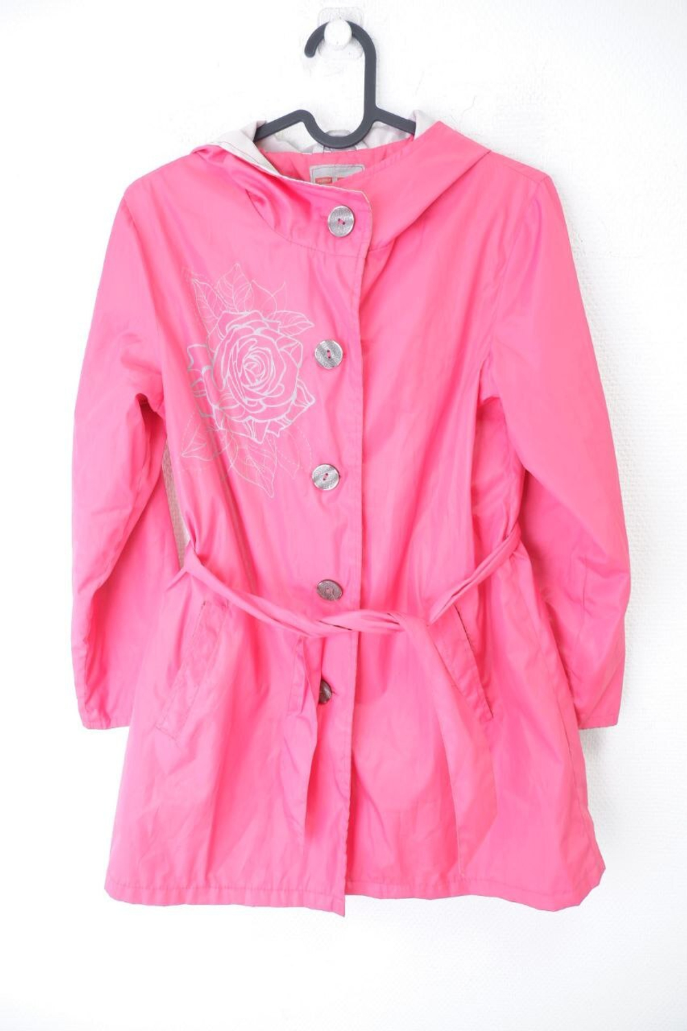 Ветровка "Модная коллекция" с поясом на 10-11 лет