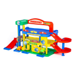 Паркинг 3-уровневый "Гараж №1" с авто "Премиум" коробка (Полесье)