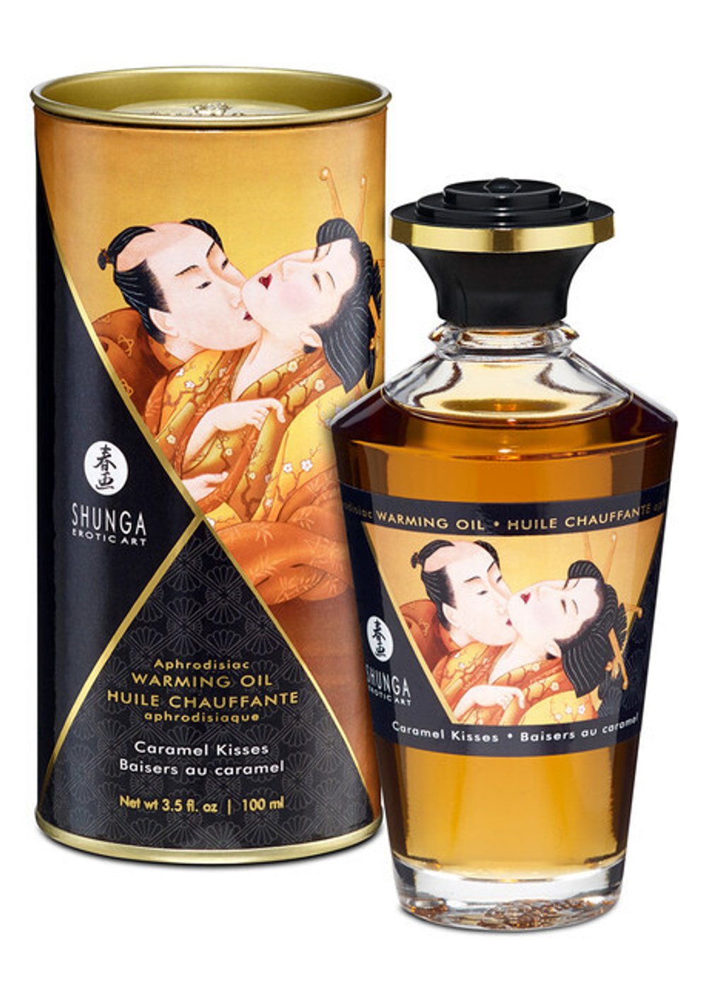 Возбуждающее разогревающее масло "Карамельный поцелуй" 100 мл (Цвет: прозрачный)