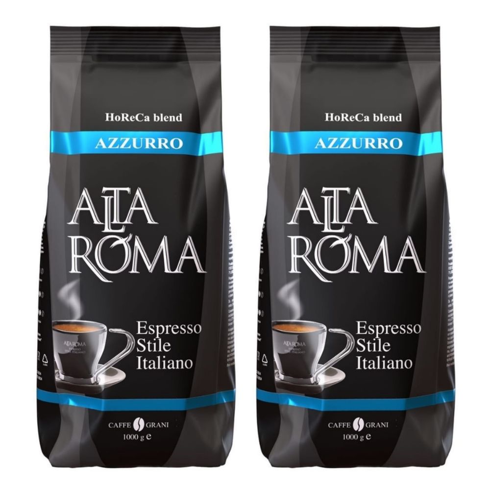 Кофе в зернах Alta Roma Blend Azzuro 1 кг x 2 шт