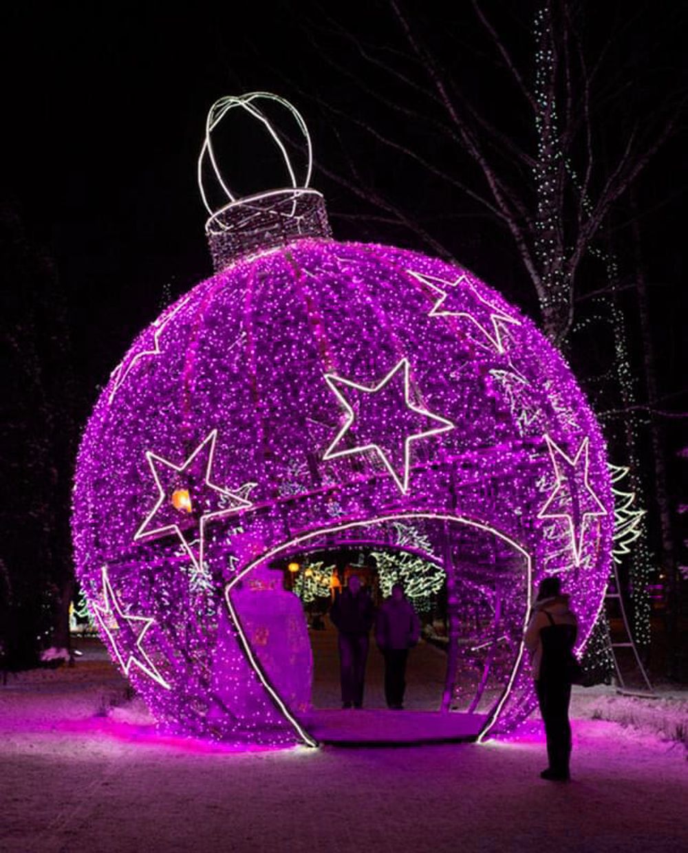 Светящийся Шар со звездами (с проходом)