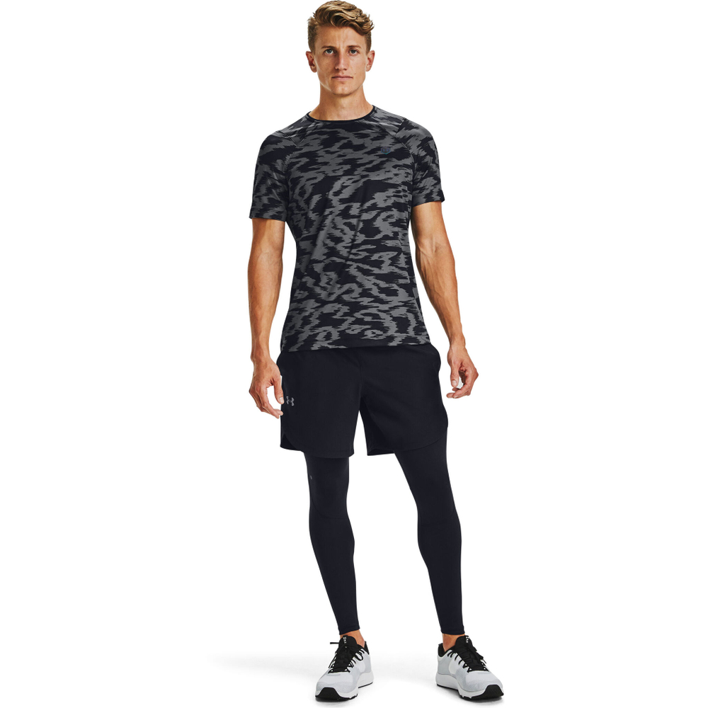 Мужские теннисные штаны Under Armour Heatgear Rush 2.0 Tight Men - Black