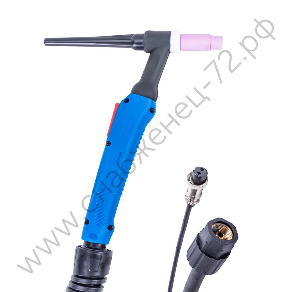 Varteg Горелка TIG-26 4м (разъем М16, с кнопкой, пр-во FoxWeld/КНР)