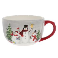 GAEM Кружка "Лесные снеговики", 600 мл, L16 W12 H8 см