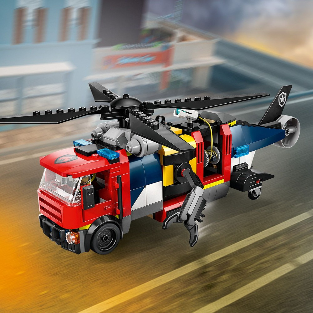 LEGO City - Набор с вертолетом, пожарной машиной и подводной лодкой 60462