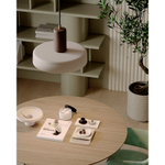 Светильник подвесной juko, D42х31 см, вишневый/бежевый