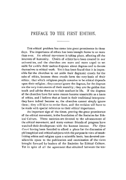 The ethical problem. three lectures on ethics as a science | Paul Carus