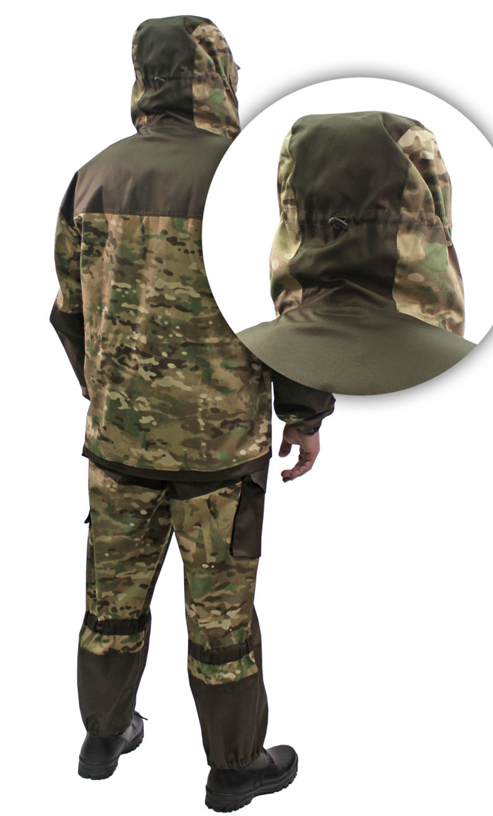 Костюм Горка NEW цв. Мультикам с накладками