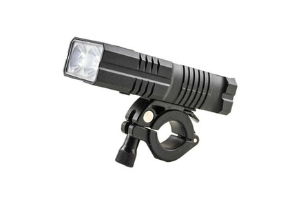 Фонарь передний LS 07182 300lm,2светодиода,6режимов,Li-Poly.аккум,USB,PC+ABS алюминий,черный