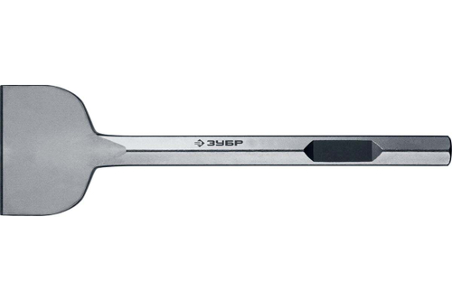 Зубило лопаточное БУРАН, 125х400 мм, HEX 28 Зубр 29372-125-400