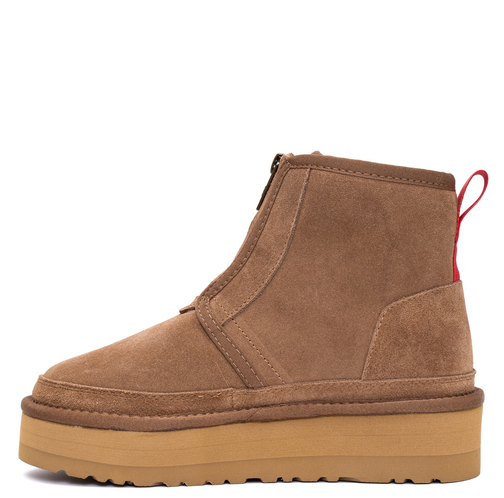 UGG Neumel Platform Zip Chestnut