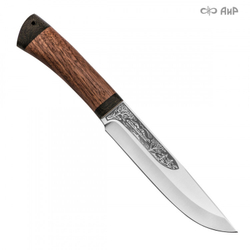 Нож АиР Шашлычный-средний (орех, 95х18)