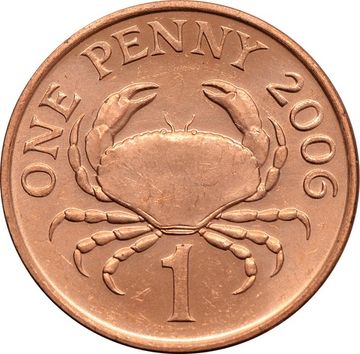 1 пенни 2006 Гернси