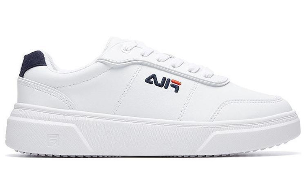 FILA Heritage-FHT fashion casual non-slip wear-resistant balanced lightweight low-top sneakers women's white and blue