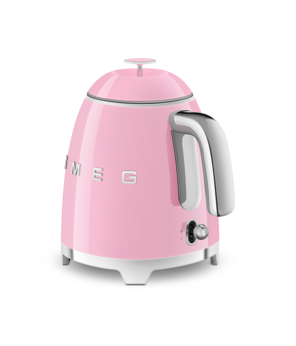 Чайник мини 0.8л Smeg Стиль 50-х годов розовый