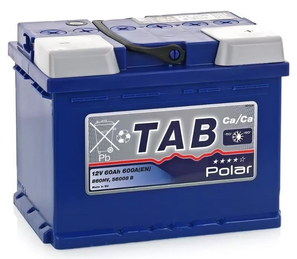 TAB POLAR BLUE 6CT- 60 ( 121160 / 121060 ) аккумулятор