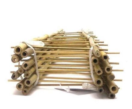 Поддержка-лестница бамбуковая 60см, д.8-10мм, к-т10   1/10