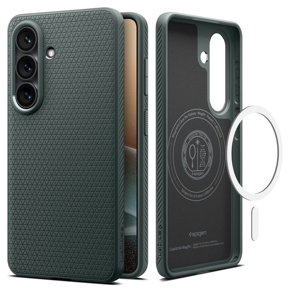 Чехол Spigen Liquid Air Mag Magsafe Galaxy S26 Ultra Abyss Green
