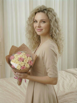 Букет из шоколада "Мини-розы" 19 штук