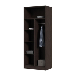 Басса (Бася) ШК 556 Шкаф с перегородкой Венге / Дуб белфорт