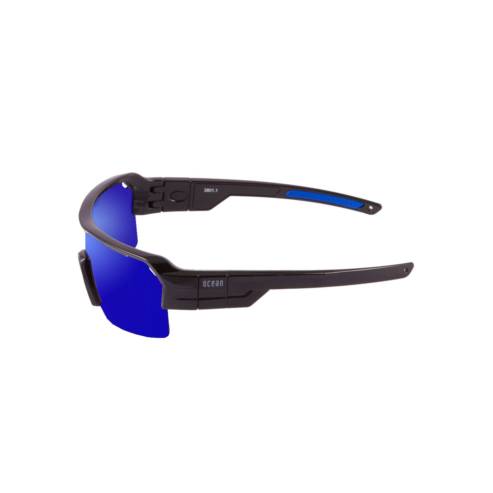Спортивные очки с диоптриями OCEAN Race Black / Revo Blue Polarized lenses