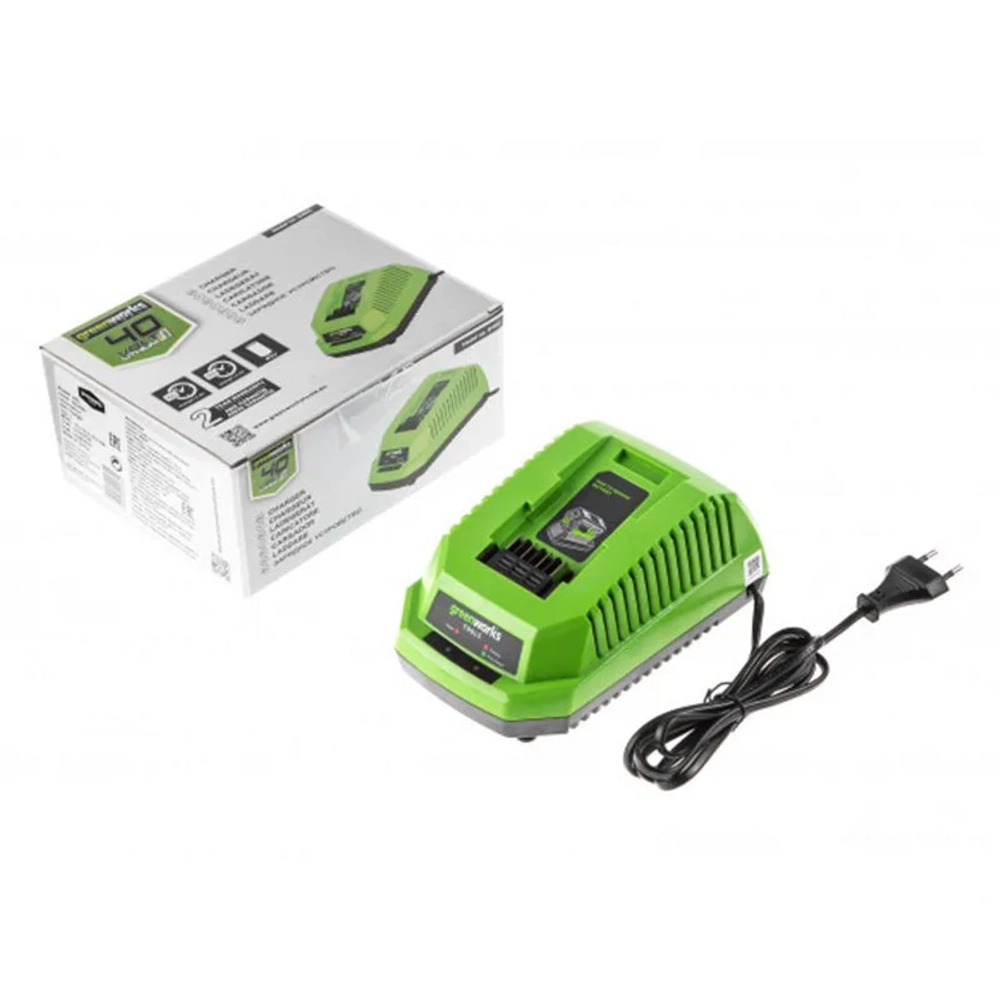 Аккумуляторная газонокосилка Greenworks G40LM41K4 40В (1 x 4 Ач, ЗУ) нож 41 см, 2504707VB