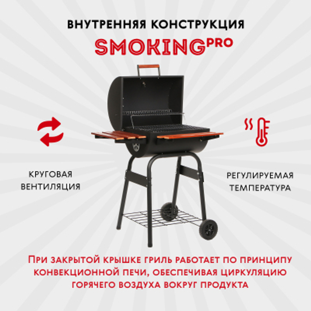 Гриль угольный Keyo 87х51,5х100,5см (KY1830)