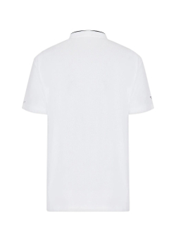 Мужское поло теннисное EA7 Man Jersey Jumper - white