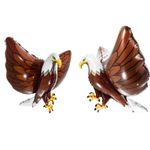 Шар (33"/84 см) Фигура, 3D, Белоголовый орел 1 шт.