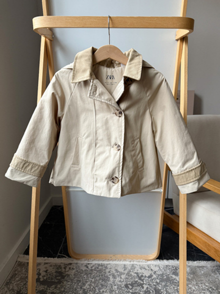 Хлопковый плащ Zara, 104