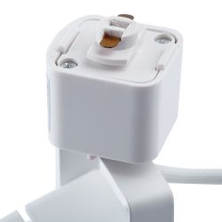 Трековый светильник однофазный ЭРА TR9-GU10 WH под лампу MR16 белый